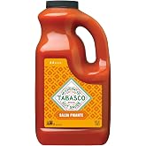 TABASCO&reg; Brand Salsa Picante Sauce, Mild, 64 Oz Bulk Jug (1-Pack) | Value Size Taco Sauce, Thicker Mexican Style with Chili Peppers, Garlic &amp; Spices, Great on Burritos, Chips &amp; More