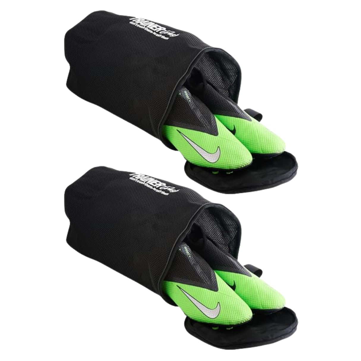 Trainer Trash Shoe Washing Machine Bag - Trainer Washing Machine Bag & School Carrying Boot Bag [UK company] - Shoe Bag for washing machine for Hassle-Free Cleaning of Sports Shoes, Bra, Sock (2 pack)