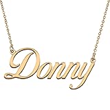 HUAN XUN Customized Custom Simple Any Name Necklace