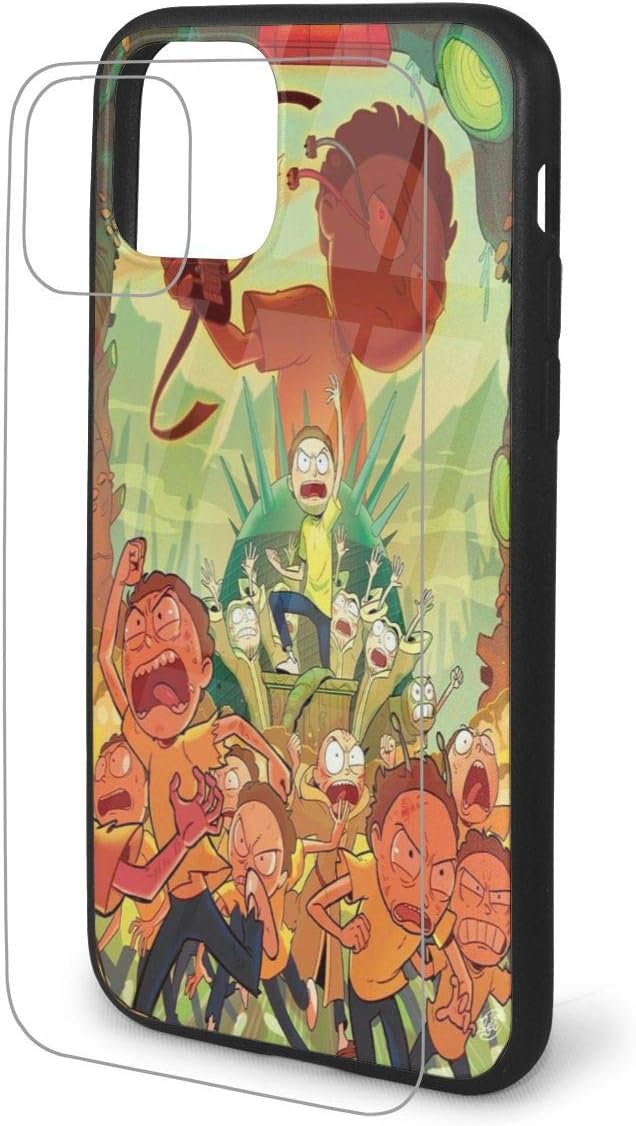 N / A Rick N Morty Galaxy - Funda para iPhone 11 (material de