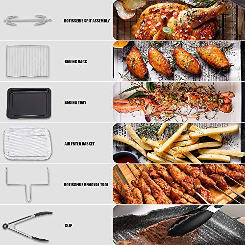 Toaster Oven Aobosi Electric Air Fryer Oven Toaster Air Fry Convection Oven Digital Countertop