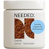 Needed. CoQ10 200mg Supplement - Ubiquinol 200mg for Women and Men – Coenzyme Q10 Preconception Health Supplement, Non-GMO, Softgels – 30 Count