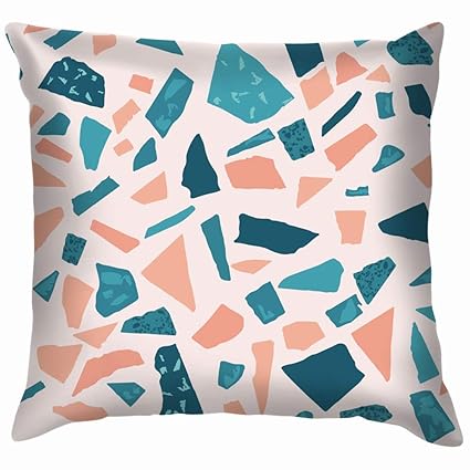 X Large Terrazzo Floor Marble Hand Crafted Terazzo Throw Pillows