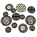 Big Dot of Happiness Roaring 20's - 1920s Art Deco Jazz Party Giant Circle Confetti - Large Confetti 27 Count