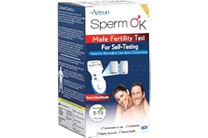 Artron® Official Sperm OK Male Fertility Kit For Self-Testing. Best Male Fertility Test Device In Canada. Test for Normal or 