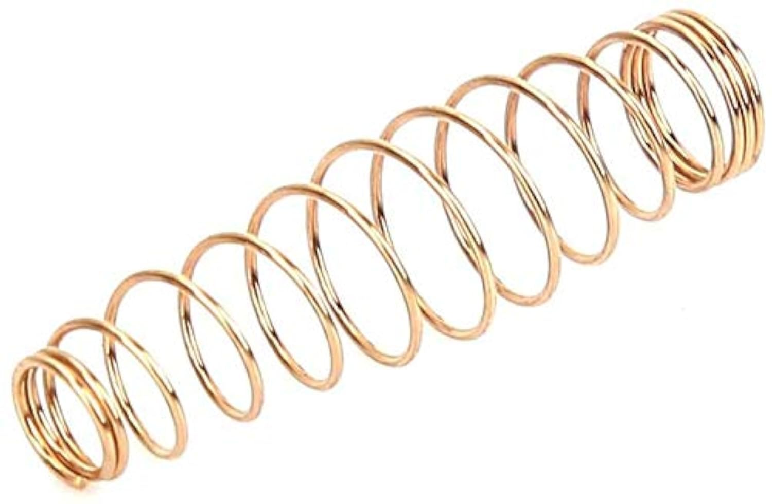 Piano Jack Spring, Piano Spring Spiral Spring Piano Brass Coil Spring Piano Repair Part Instrument Accessories for Piano 90 Pieces/Package