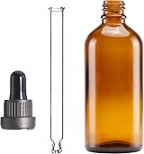 YIZHAO 100ml Amber Glass Dropper Bottles with Glass Pipette 4Pcs view 4