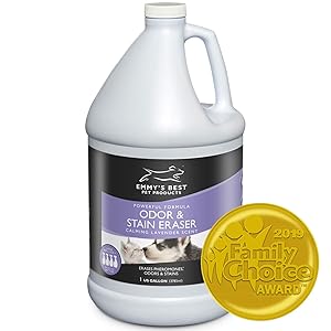Emmy's Best Powerful Pet Odor Remover Color Saver and Urine Eliminator Deodorizer Exclusive Enzyme Carpet Cleaner Solution Takes Out Tough Stains, Odors
