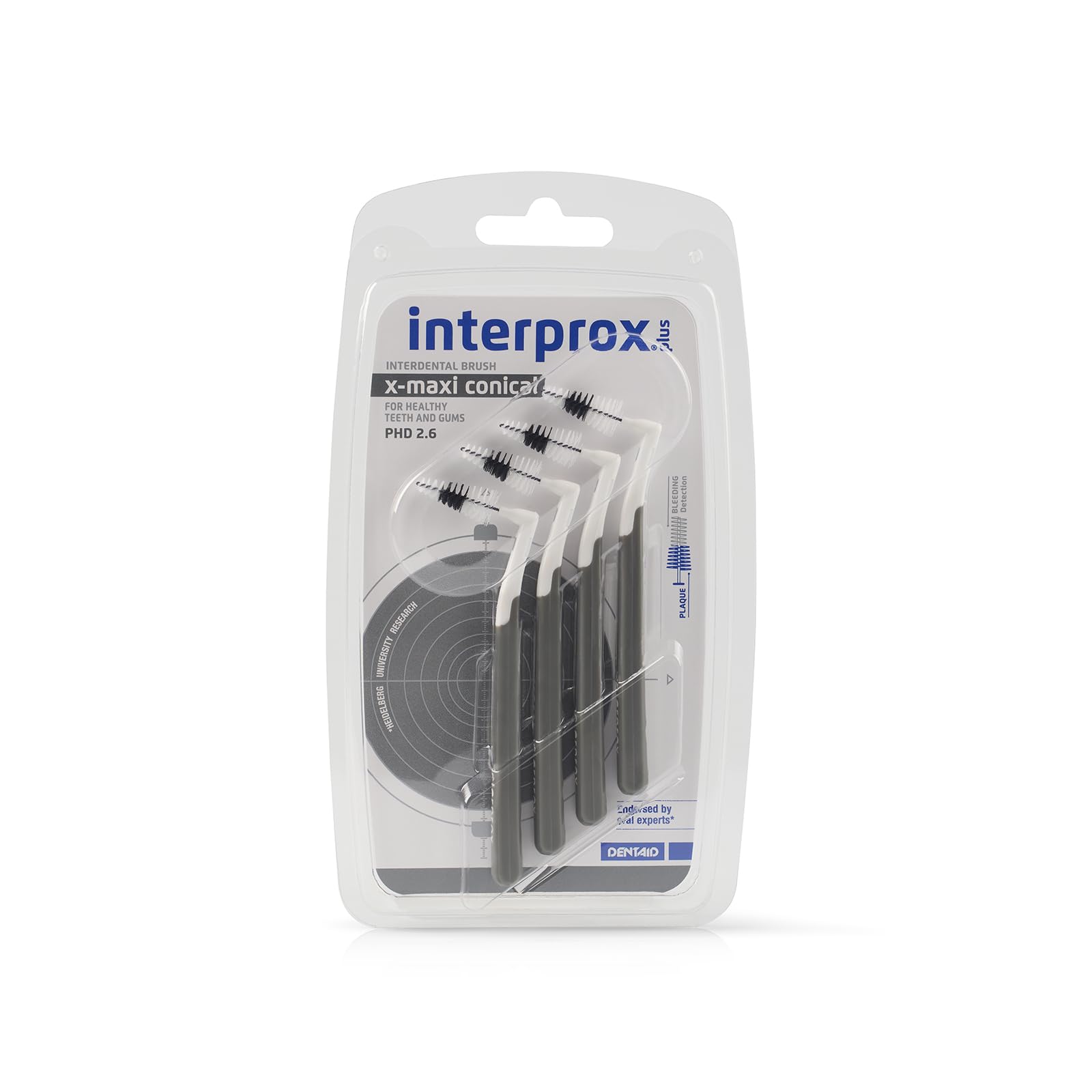 Interprox Plus X-Maxi Interdental Brushes Grey Pack of 4