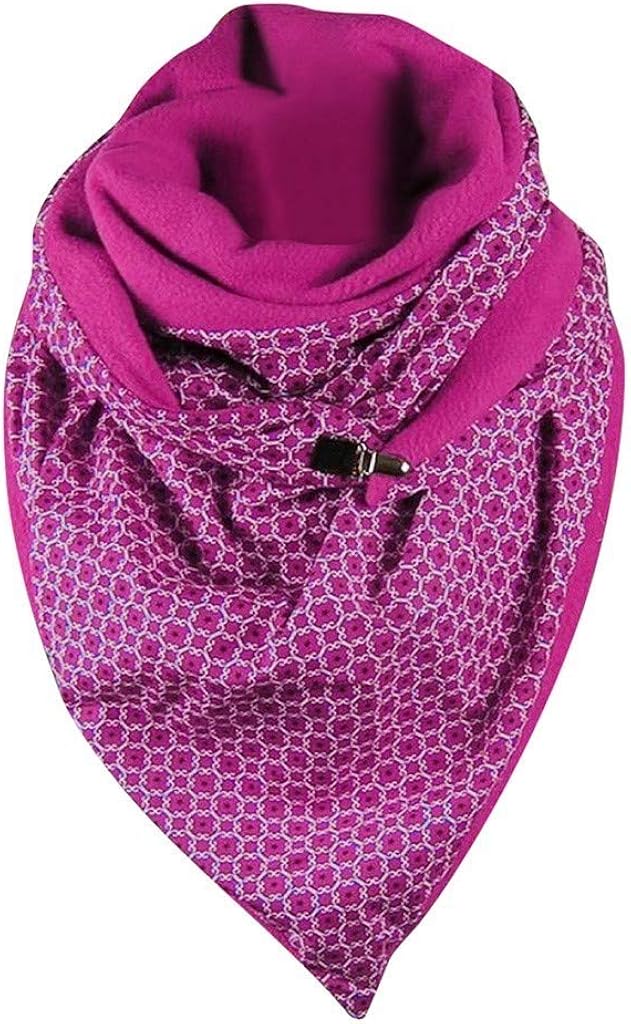 TianWlio Donne Sciarpa Poncho Sciarpa Tubolare Collo Scaldacollo - Foto 13