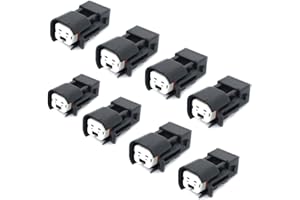 FainWan 8pcs Fuel Injector Adapter Connector Kit Replacement Compatible with EV1 to USCAR EV6 & EV14 Che-vy LS1 LS2 LS3