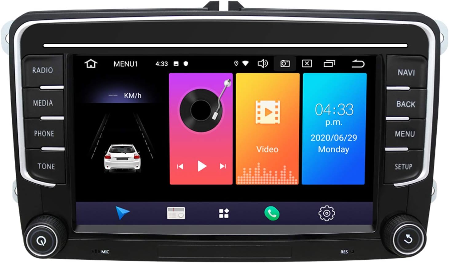 Car In Dash Stereo Head Unit compatible for Golf VW Amazon.co.uk