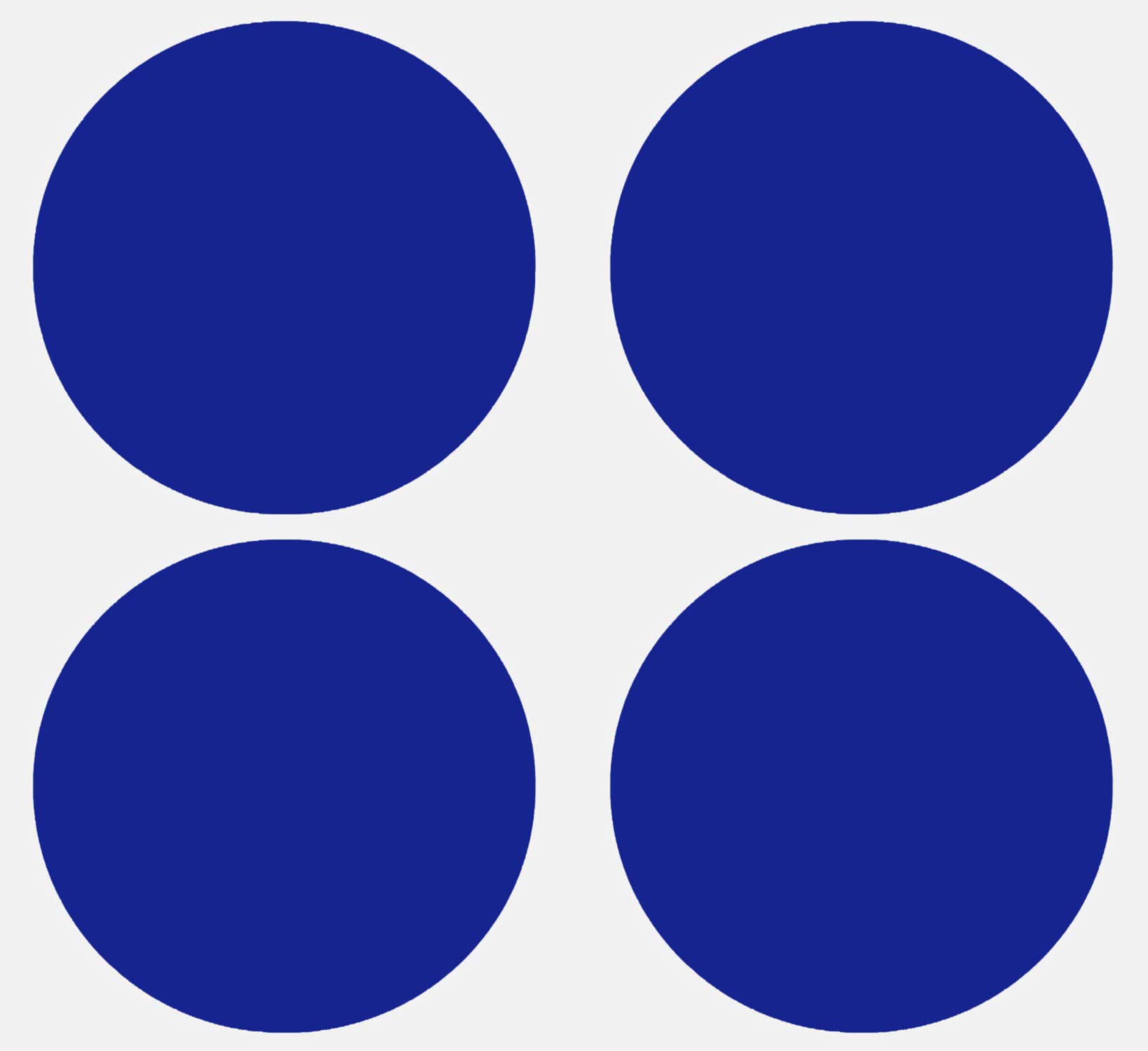 Royal Green Round Stickers for All-Purpose Use (75MM or 7.5CM) 3" Inch Blue Circle Labels 100 Pack