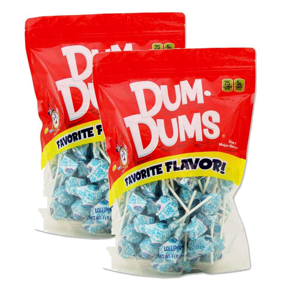 Dum Dums Blu Raspberry 21 lb bags Grocery