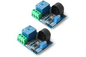 HiLetgo 2pcs 5A AC Current Sensor Current Detection Sensor Relay 5V AC Current Relay Module AC Sensor AC Current Relay Switch with Over Current Protection