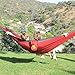 Wise Owl Outfitters Hammock for Camping Single & Double Hammocks Gear for The Outdoors Backpacking Survival or Travel - Portable Lightweight Parachute Nylon SO Red & Charcoal