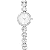 Swarovski UNA Angelic Watch, Crystal Bracelet, Silver Tone, Stainless Steel