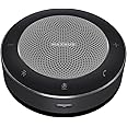 Enther&MAXHUB Upgraded BM21 Bluetooth Conference Speakerphone, Teleconference Speaker with Wireless Charging, USB Speaker with 6 Mics for Home Office, Enhanced 360° Voice Pickup and Noise Reduction