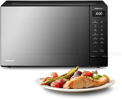 NN-GT65QBEPG Horno Microondas Combinado de 31 L con Grill, 1000 W, Cocción Combinada, 7 Niveles de Potencia, Descongelación Turbo, LED, Plato Giratorio, Negro