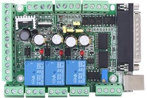 CNC Breakout Board, MACH3 Motion Card 4-Axis 6-Axis CNC Controller Board Motion Control Board Adapter for CNC Engraving Machi
