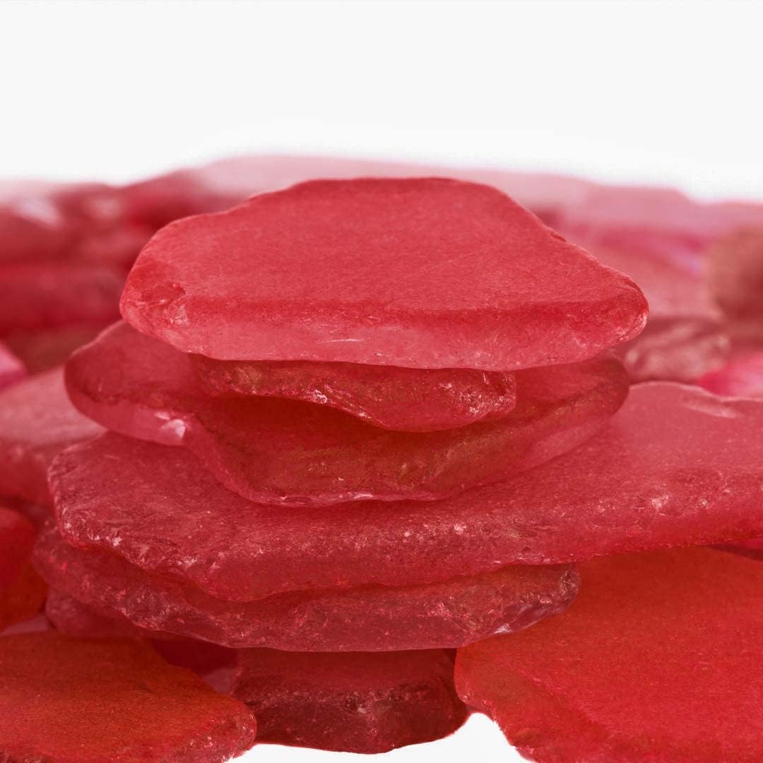 Vase Fillers - Holiday Sea Glass | 11oz Christmas Red Tumbled Sea Glass Decor | Bulk Seaglass Pieces for Beach Wedding Decor & Crafts | Plus Free Nautical eBook by Joseph Rains