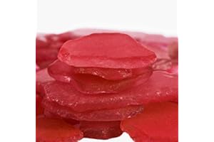 NAUTICAL CRUSH TRADING Holiday Sea Glass | 11oz Christmas Red Tumbled Sea Glass Decor | Bulk Seaglass Pieces for Beach Wedding Decor & Crafts | Plus Free Nautical eBook by Joseph Rains