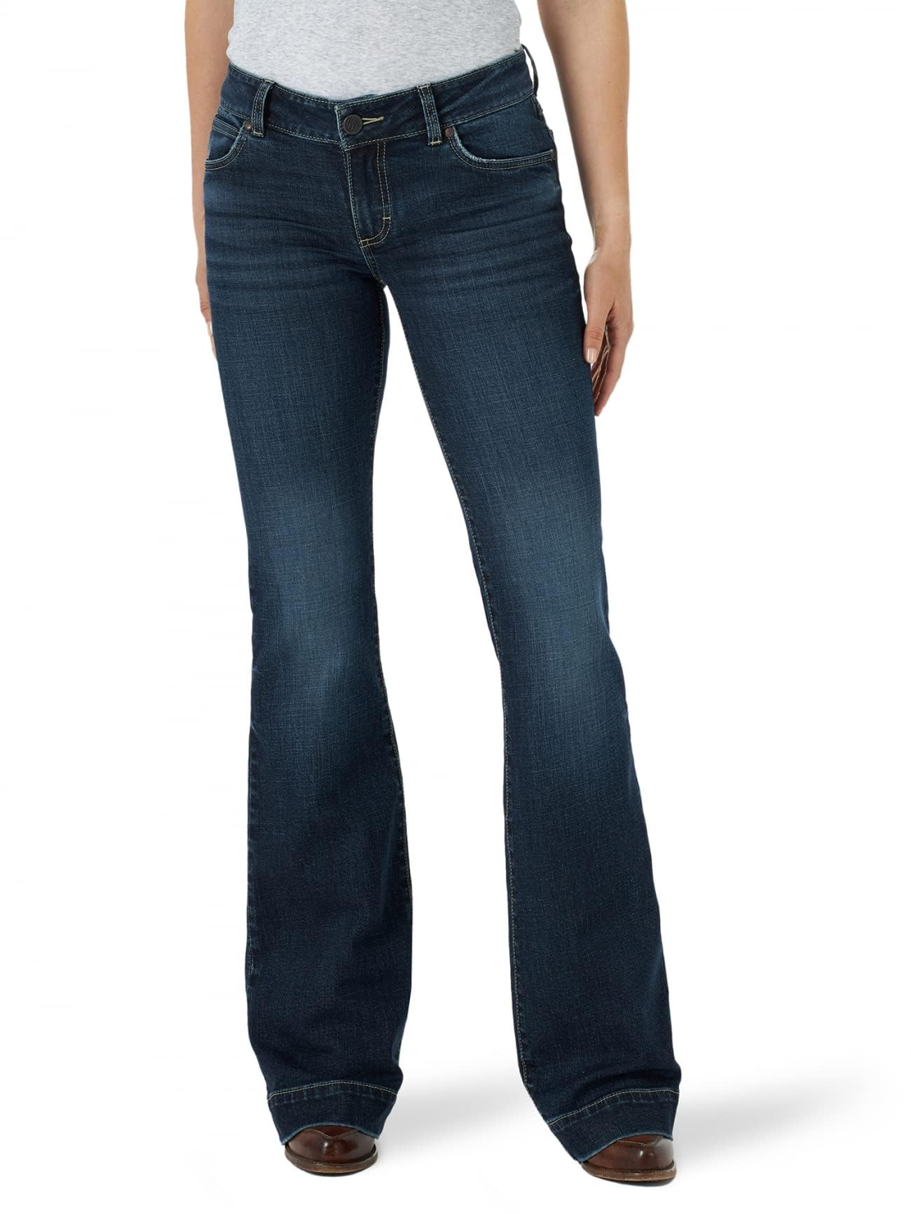 Retro Mae Mid Rise Wide Leg Trouser Jean, Samantha, 7-36