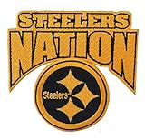 Pittsburgh Steelers Steeler Nation Iron-on NFL Football Jersey Patch 4