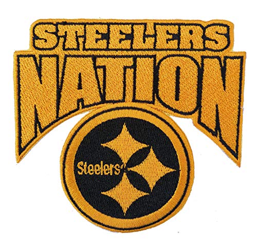 Pittsburgh Steelers Steeler Nation Iron-on NFL Football Jersey Patch 4