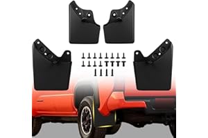 CUSVIVID Upgraded Mud Flaps Fit for 2024 2025 Toyota Tacoma, No Drill/Tape Wheel and Tire Splash Guard, All Weather Protector Fenders Compatible with 2024 Toyota Tacoma Accessories, Set of 4