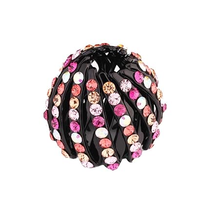 Aimaoer Hair Ring Hair Stylist Fashion Drill Hairball Hair