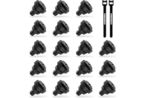 YIMATEECO Hard Drive Mounting Screws 3.5-Inch, 18 Sets Hard Disk Drive Screws with Rubber Shock Absorber Washer Kit for 3.5-I