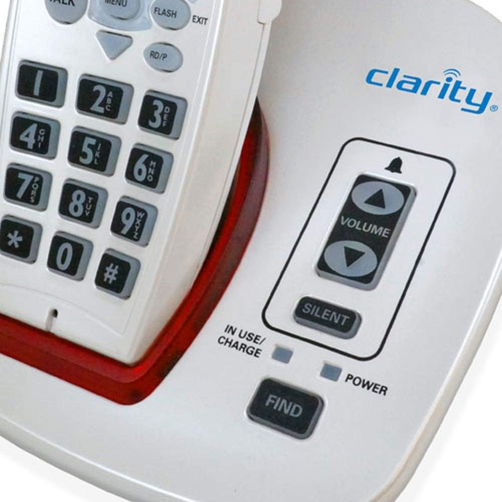 Clarity XLC3.4+ DECT 6.0 Extra Loud Big Button Speakerphone with Talking Caller ID : Cordless Telephones : Electronics