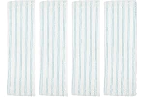 Replacement Mop Head P-rofi XL Cotton Plus, Washable Floor Mop Cover 40°C, Turquoise, Fits Hardwood Tiles Marble Laminate, 2 