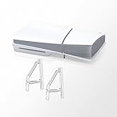 XBERSTAR Stand for PS5 Slim, for ps5 pro Cooling Feet, Horizontal Placement Bracket Holder for PS5 Slim Console Flat Stand (Disc Edition-A)