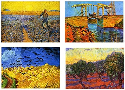 4 Placemats Plastic Vincent Van Gogh (3° Version)