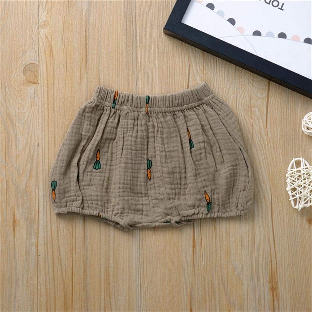 MODNTOGA Baby Bloomers Unisex Baby Girls Boys Cotton Linen Blend Shorts Toddler Infant Shorts Loose Diaper Cover Clothes: Clothing