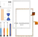 LADYSON Touch Screen Digitizer for DUODUOGO G12 G10 10.1" Tablet PC Glass White