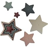 mushie Nesting Stars Toy | Made in Denmark (Original)