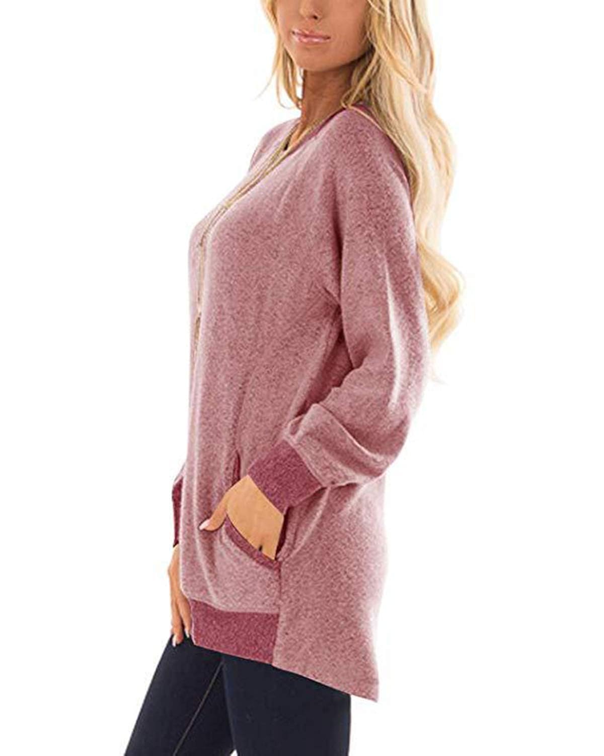 Womens Soft Sweatshirts Sweaters Long 