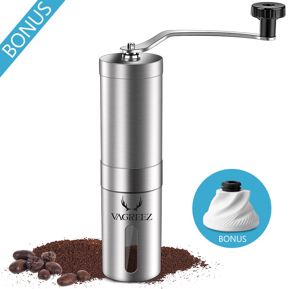 Manual Coffee Grinder Coffee Bean Grinder+ Coffee Ceramic Conical Burr