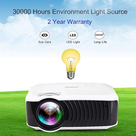 HD T4 Mini LED Proyector 1280x720 Portátil Beamer Home Cinema ...