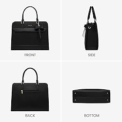LOVEVOOK Laptop Tote Bag for Women,Leather Work