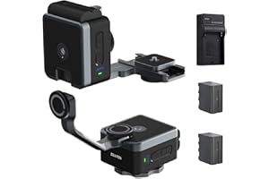 Zeapon PONS PT+ Battery + Charger +Carrying Case Motorized Pan Head 2-Axis Gimbal Stabilizer for Cameras Slider 360 Degree Shooting 50 kg Horizontal Load with Hidden 1/4 & 3/8 Screw Cap