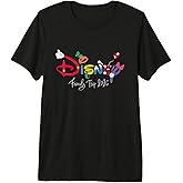 Disney Mickey & Friends Character Letters Family Trip 2026 Premium Tri-Blend T-Shirt