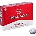 Snell Golf Prime 4.0 Golf Ball 4 Piece Construction - New XV3 Urethane Cover - 85-90 Compression Range