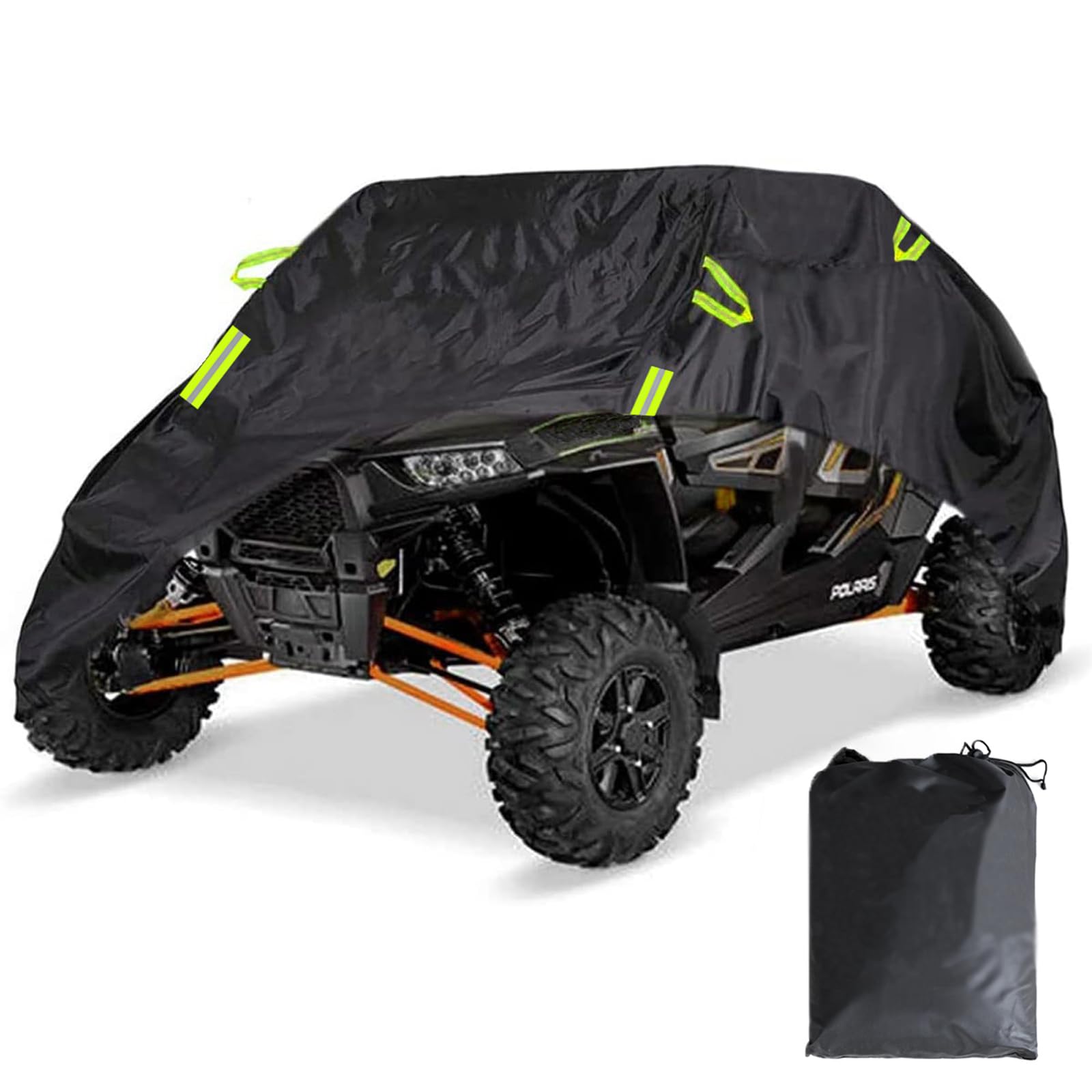Photo 1 of 4-6 Seaters RZR UTV Covers Waterproof Outdoor,Heavy Duty Fadeless Oxford Cloth,Windproof All Weather Side by Side Covers Accessories for Polaris RZR Can-Am Yamaha Honda,157Lx59Wx71H Inches