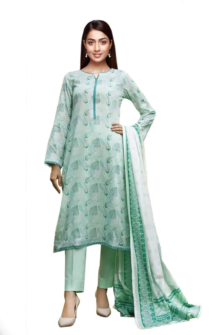 3-Piece Unstitched Lawn Suit SSL-20-203B by VS