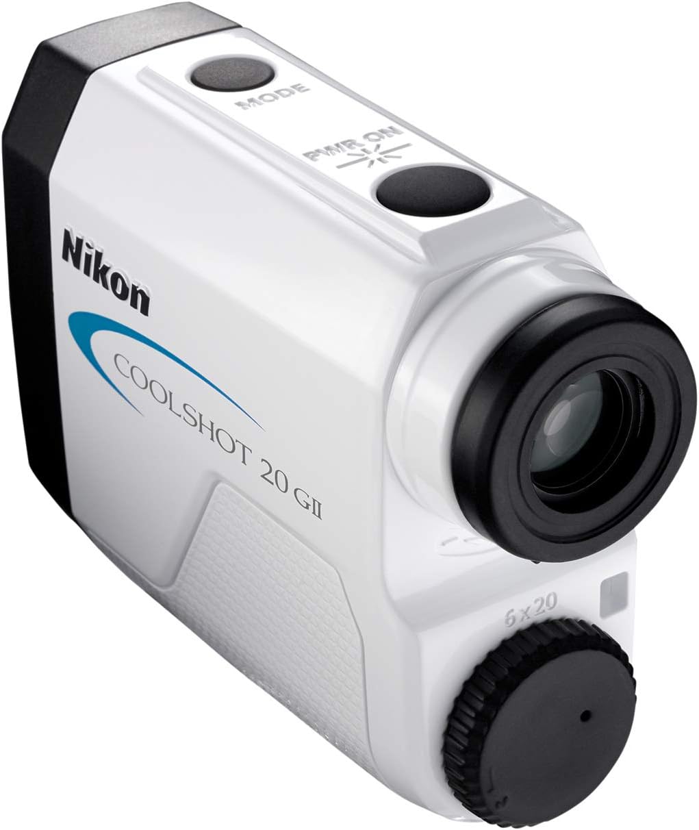 Nikon COOLSHOT 20 GII Golf Laser Rangefinder, White, 16667 : Sports & Outdoors