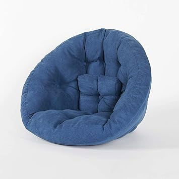 JIE KE Bean Bag Stuhl Indoor Outdoor Kind Erwachsene Spiel Stuhl Garten Bodenkissen Bequemes Sofa (Farbe : Blau)
